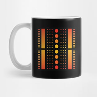 “Dimensional Solar System” - V.4 Orange - (Geometric Art) (Dimensions) - Doc Labs Mug